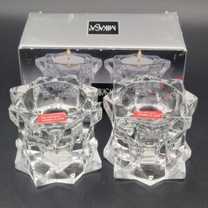 Mikasa Sparkling Star Votive Candle Holders